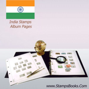 India stamps album