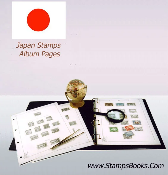 Japan stamps album