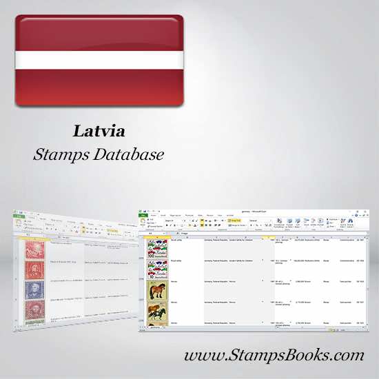 Latvia Stamps dataBase