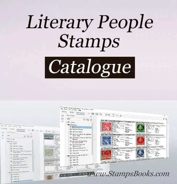 Literary People stamps