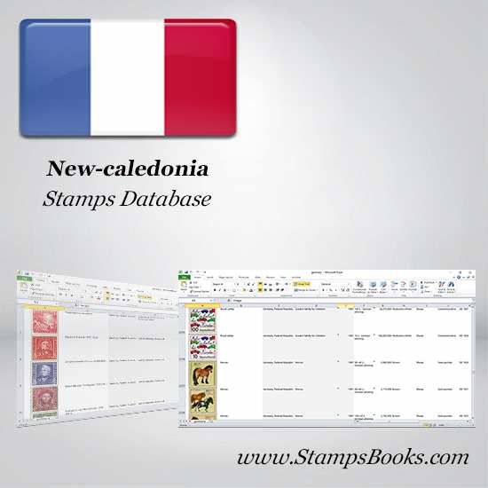 New caledonia Stamps dataBase