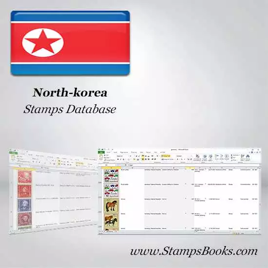 North korea Stamps dataBase