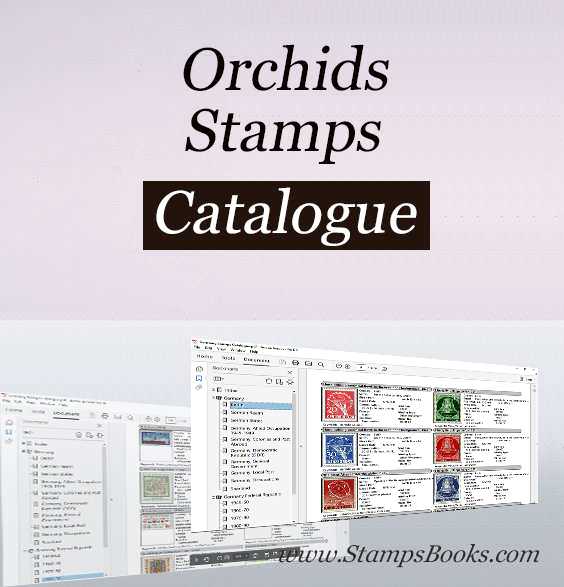 Orchids stamps