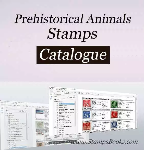 Prehistorical Animals stamps
