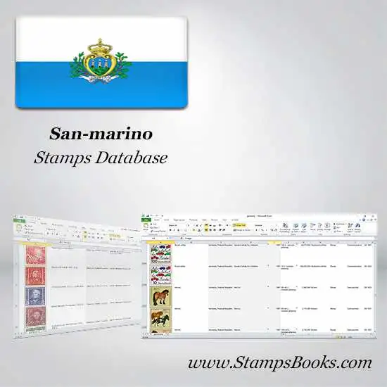 San marino Stamps dataBase