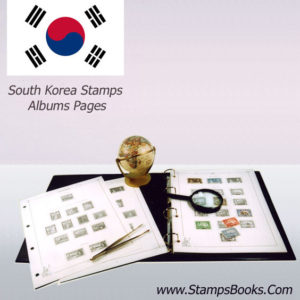 Korea stamps Album
