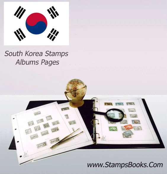Korea stamps Album