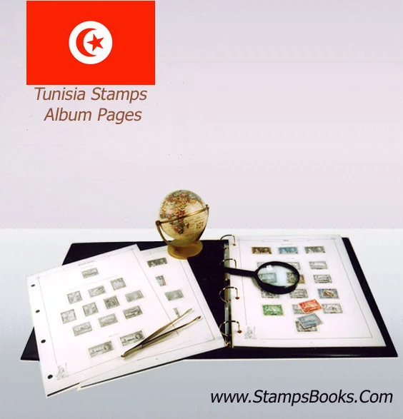 Tunisia stamps album
