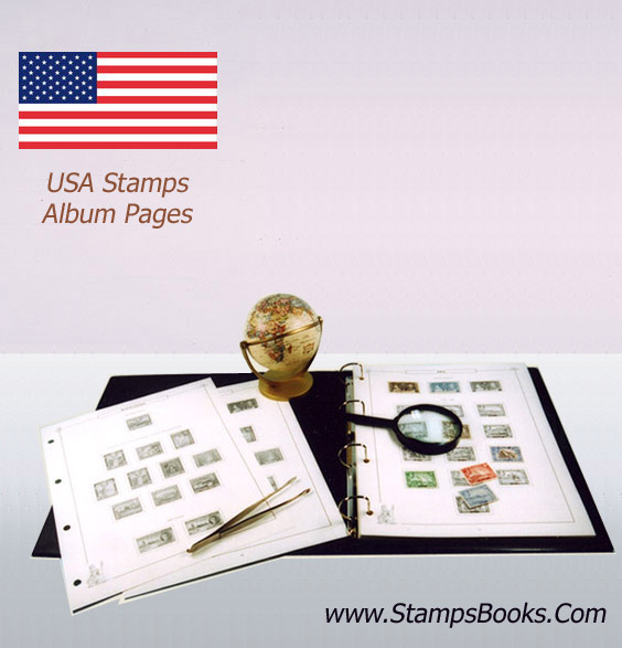 USA stamps album